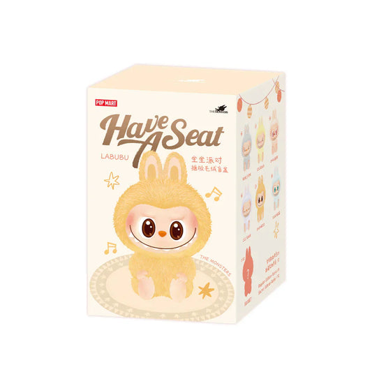 Pop Mart Labubu The Monsters Have a Seat Series Plush Pendant (Blind Box)